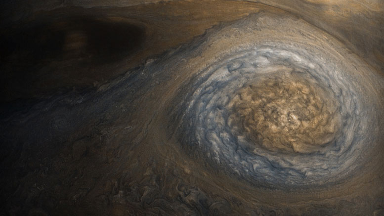 朱诺（Juno）在木星北极地区南缘看到一场风暴