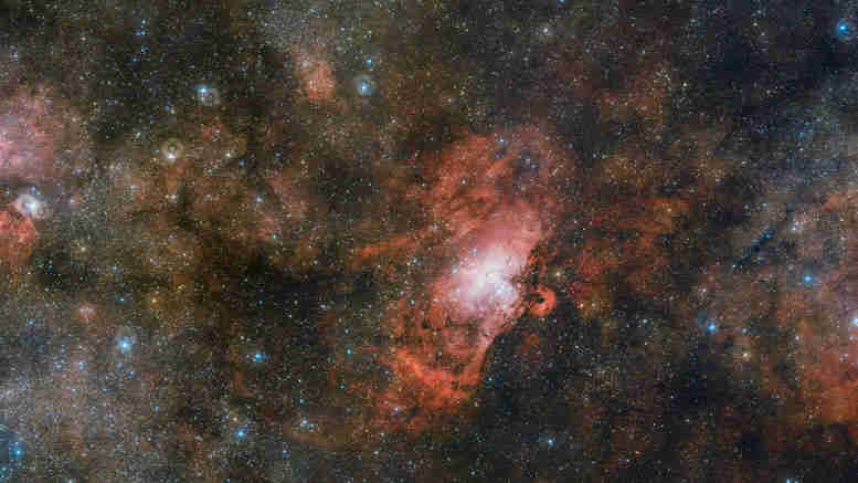 ESO的VLT调查望远镜视图发光的气体不满2-54
