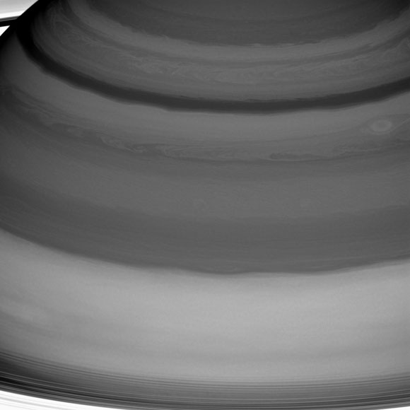 卡西尼景色土星的动态氛围
