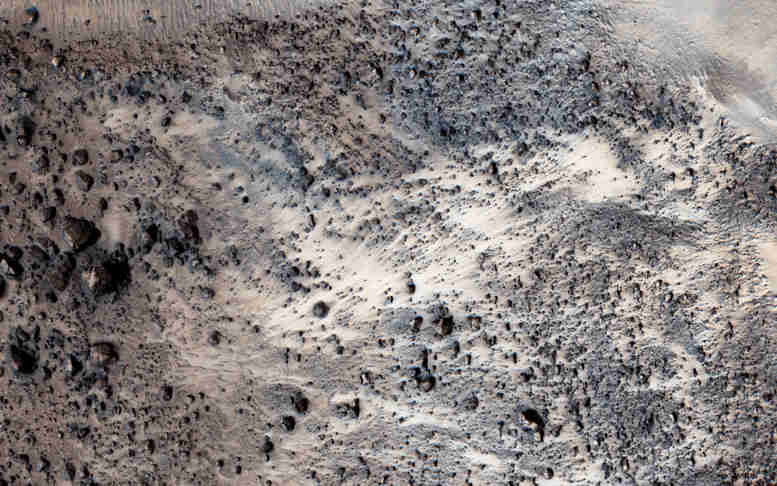 美国宇航局的火星侦察轨道意味着一个保存完好的滑坡