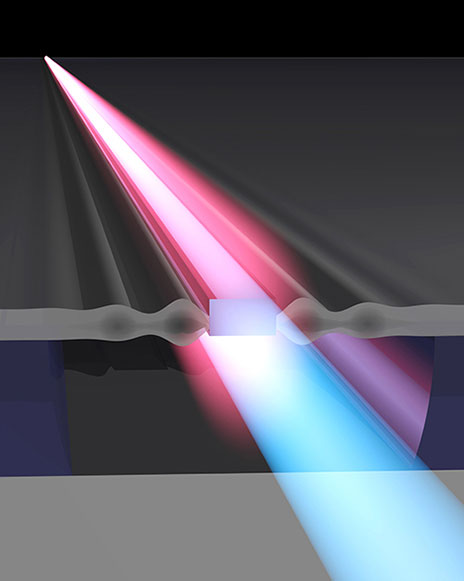 物理学家在硅芯片上使用声音放大光