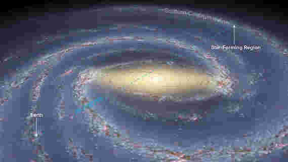 天文学家将螺旋结构映射在银河系的远侧