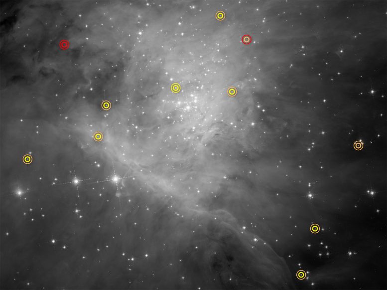 哈勃望远镜在猎户座星云中发现了错误的物体