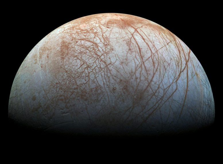 木星的月亮木卫二可能具有俯冲带