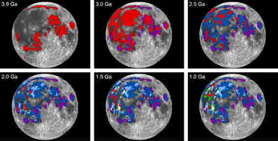 美国宇航局的研究表明月亮曾经有过大的氛围