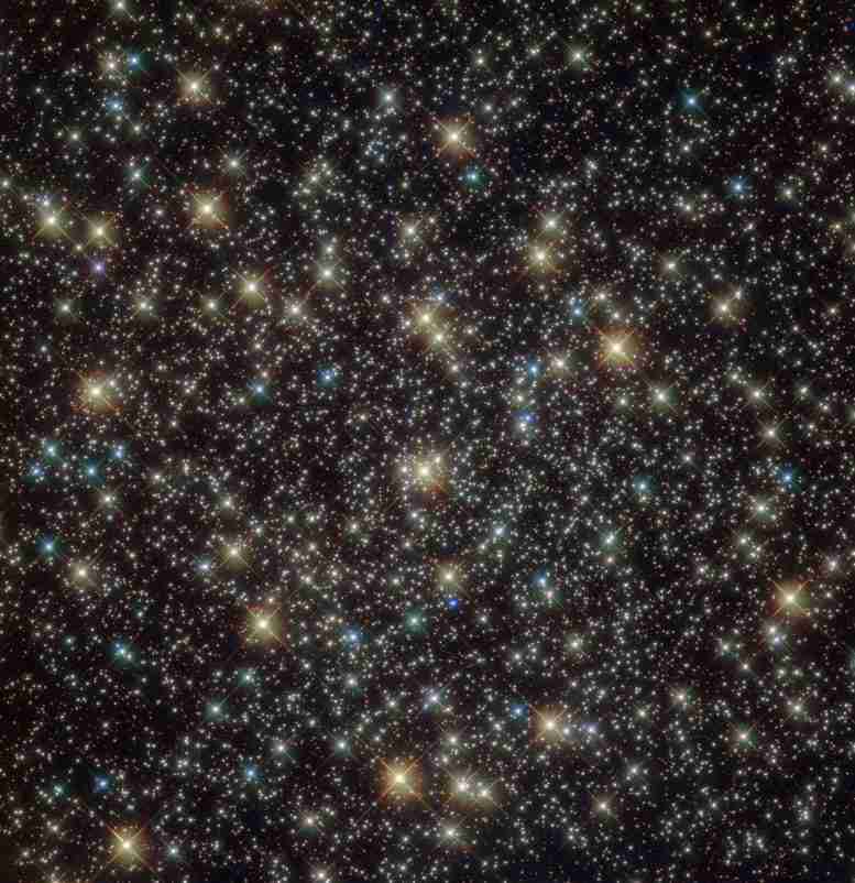 令人惊叹的Hubble图像球形群集NGC 3201