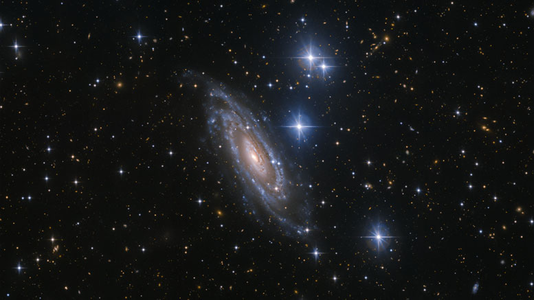 螺旋星系NGC 1964的新ESO图像