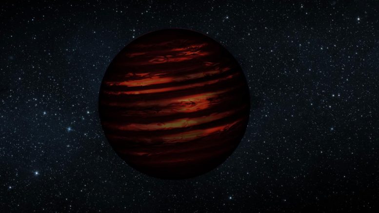 天文学家首次测量棕色矮星的温度变化