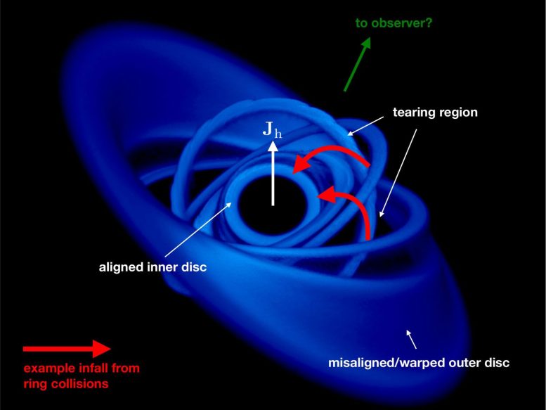 XMM-Newton观察到落入黑洞的问题