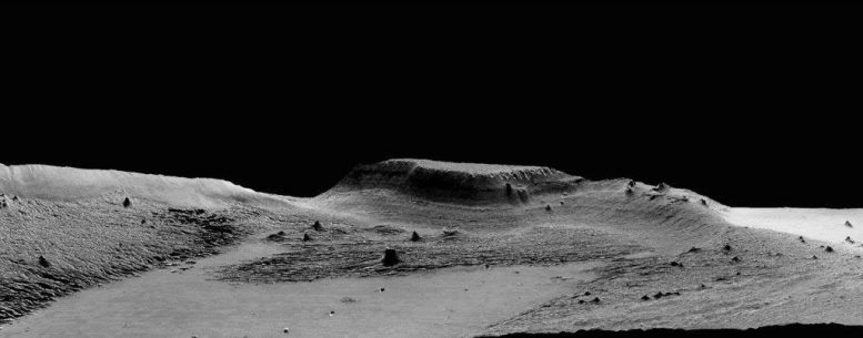 科学家揭示了一个神秘的火星岩层的来源
