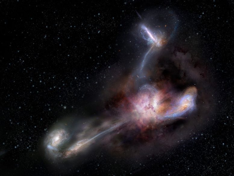 ALMA揭示了宇宙中最发光的星系