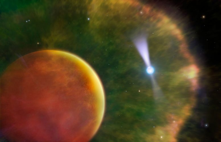 天文学家在pulsar psr b1957 + 20中观察到前所未有的细节
