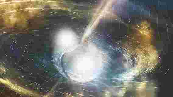 哈勃拍摄了第一次中子星碰撞的最深光学图像