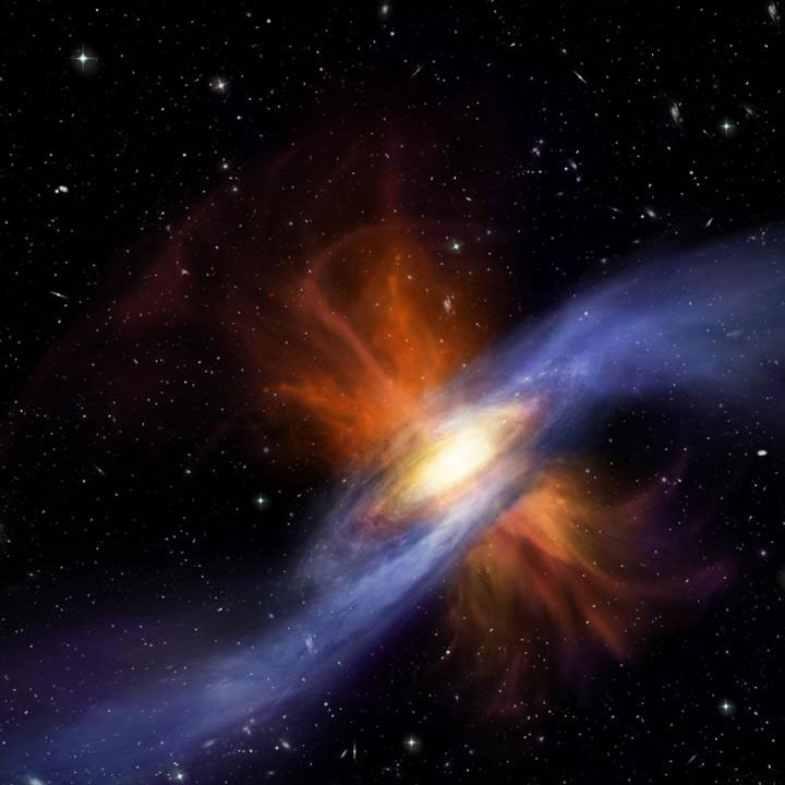 天文学家发现像银河盘一样旋转的冷晕气体