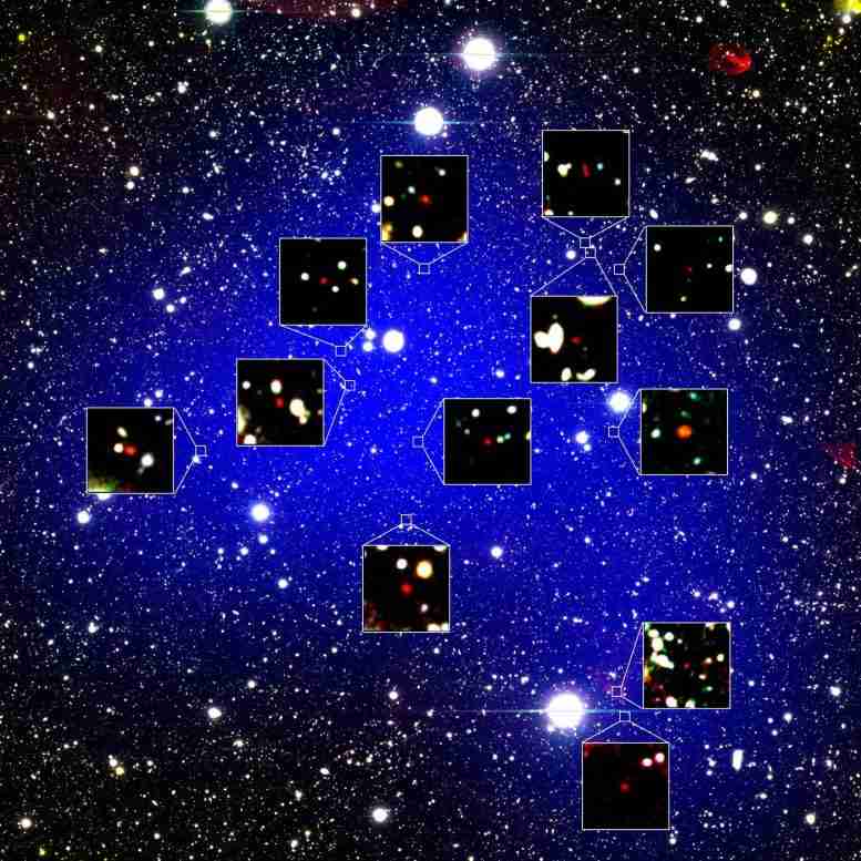 天文学家发现最古老的Galaxy Protocluster＆IT有一个神话女王