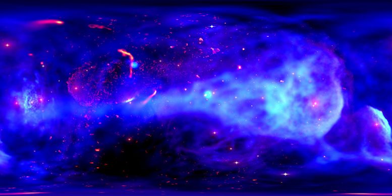 新的可视化效果提供了我们银河中心的超高清视图