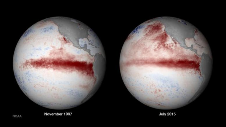 新的和奇怪的气候模式包括更猛烈的厄尔尼诺现象