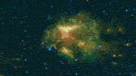 Spitzer望远镜发现的Jack-o-Lantern星云