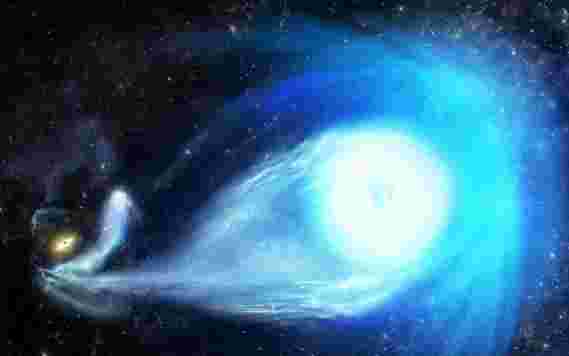 在银河系中的超大分子黑洞喷射出来的明星，超过350万英里/小时[视频]