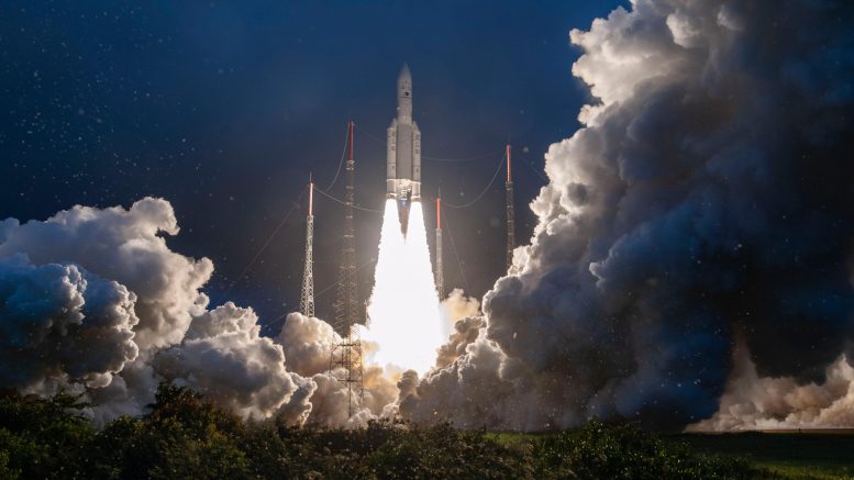 首枚“阿里安5”火箭发射的新航天卫星新卫星