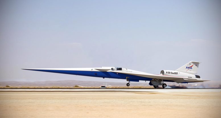 NASA的X-59 QueSST静音超音速飞机获准进行最终组装