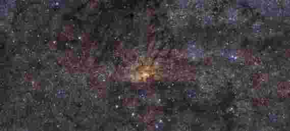 古老的星星突发在ESO望远镜的令人惊叹的新银河系图像中被发现[视频]