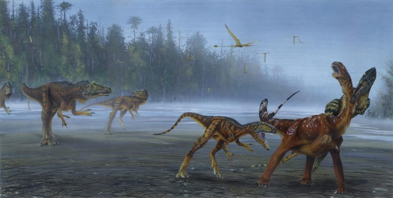 在犹他州发现的少量肉类侏罗纪恐龙
