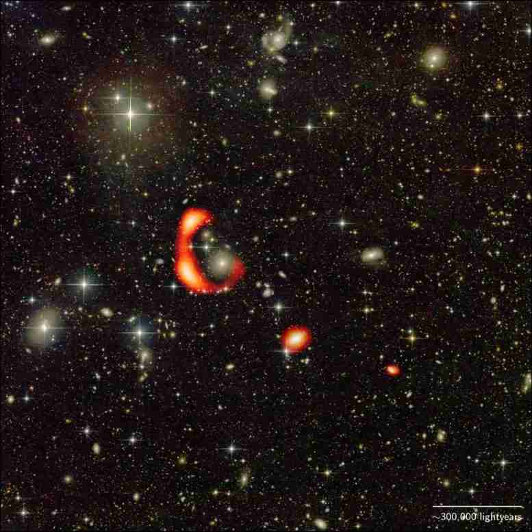 遥远星系周围发现氢气的神秘巨大环