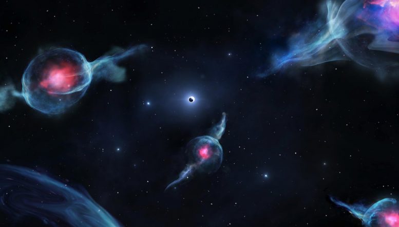 在我们银河系的超大质量黑洞附近发现奇异的物体-“真的很奇怪的签名”