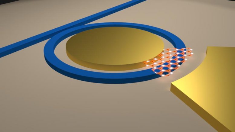 使用原子薄材料控制光相位的新方法可以实现量子和神经电路