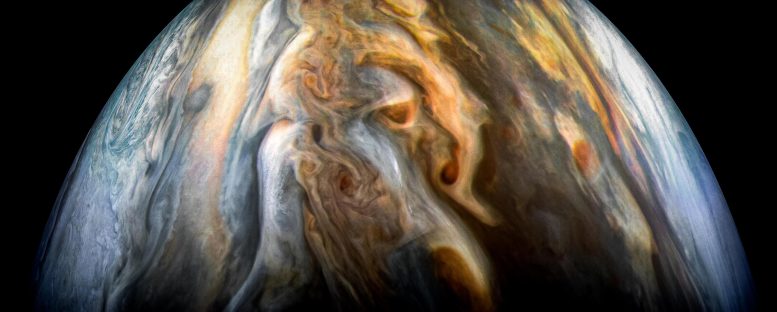 美国宇航局朱诺航天器的发现更新了木星水之谜