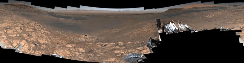 NASA的好奇号火星探测器拍摄了惊人的18亿像素全景图