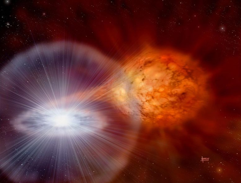 古典新星-一类恒星爆炸-被发现是锂的银河生产者