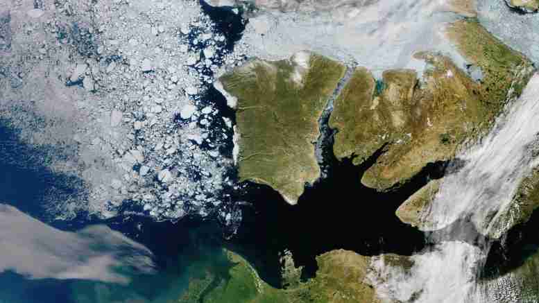 太空中的地球：壮丽的加拿大北极群岛