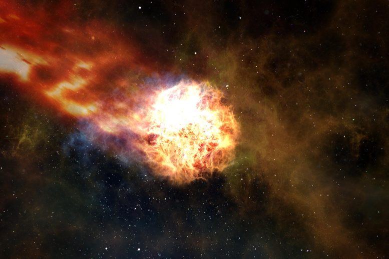 核塌陷超新星的超级计算机模拟揭示了爆炸大质量恒星的复杂物理