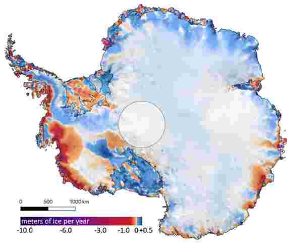 美国宇航局的ICESAT-2任务地图16年融化格陵兰和南极冰盖