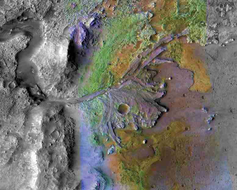 斯坦福大学：火星Jezero Crater上火星生命的前兆