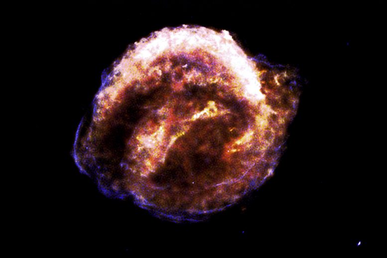 从恒星爆炸的碎片在400年后没有放缓：仍然爆破超过2000万英里/小时[视频]
