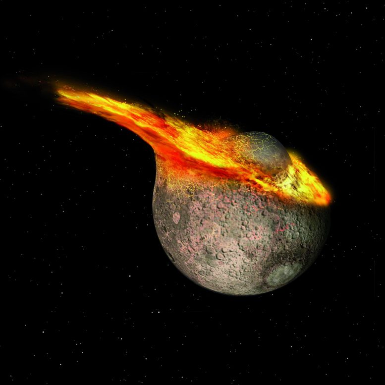 月亮形成了1亿年比思想更近1000万年 - 岩浆海洋深处超过1000公里