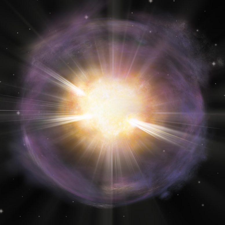 富含钙的超新星的前所未有的观察揭示了一个紧凑的明星的最后时刻