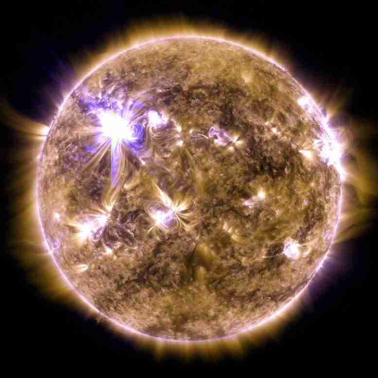 太阳动力学天文台提供的数据可帮助NASA预测大太阳耀斑