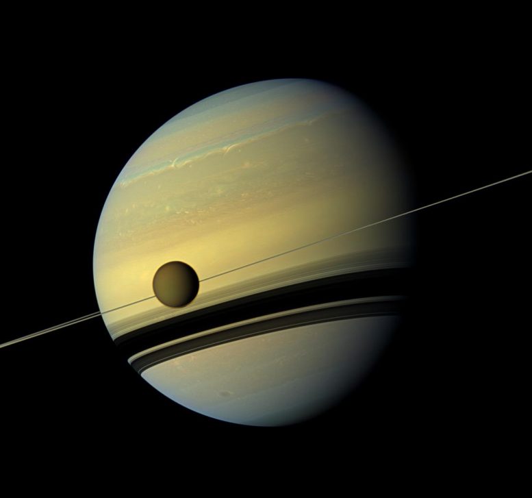 NASA的惊人发现：土星的行星尺寸土卫六漂流速度比想像中快100倍