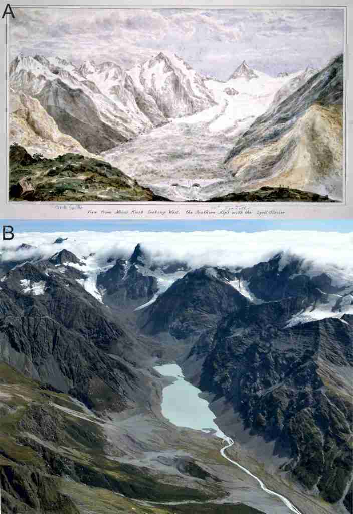 新西兰的南阿尔卑斯山冰川融化量增加了一倍-高达小冰河时期冰川体积的77％已经消失