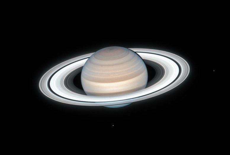 令人惊叹的新哈勃影像中捕获的土星夏季