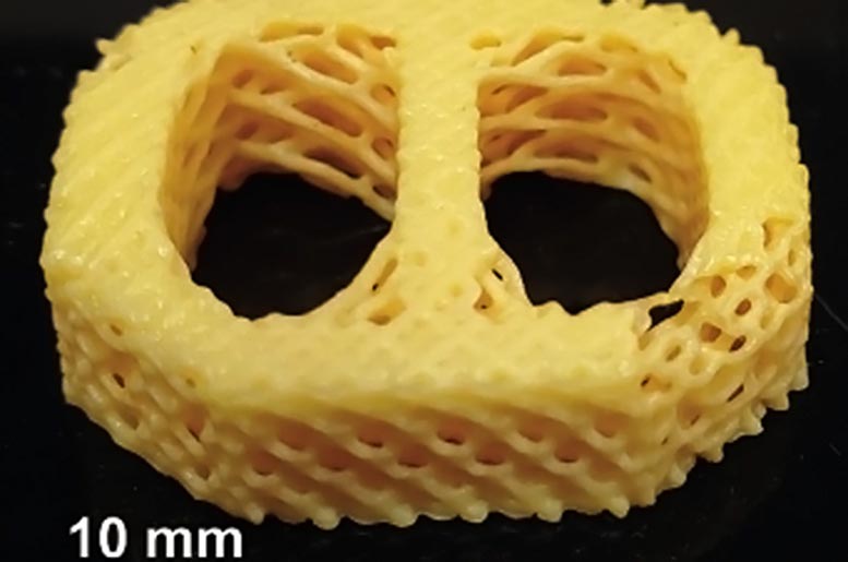 新型3D可打印材料开发了模拟生物组织