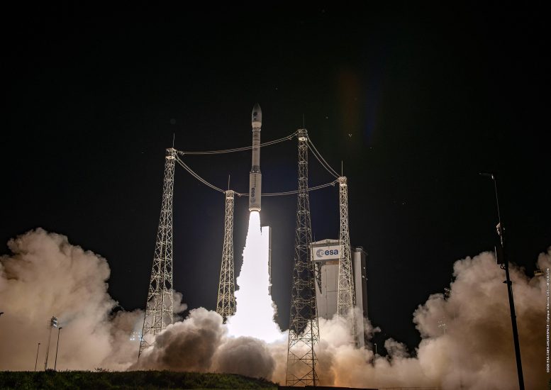 Vega Rocket航班VV16升空并部署了53颗卫星[视频]