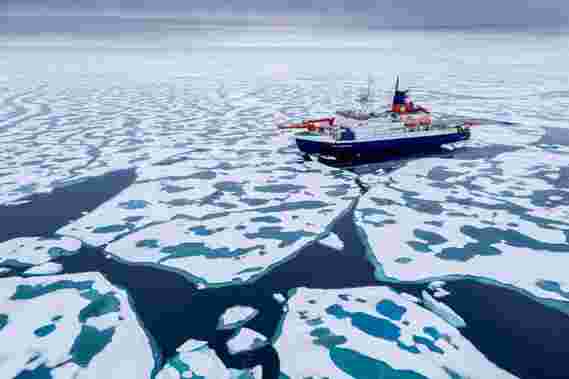 马赛克北极远征 - 世界上最大，最长的极地研究探险 - 到达北极