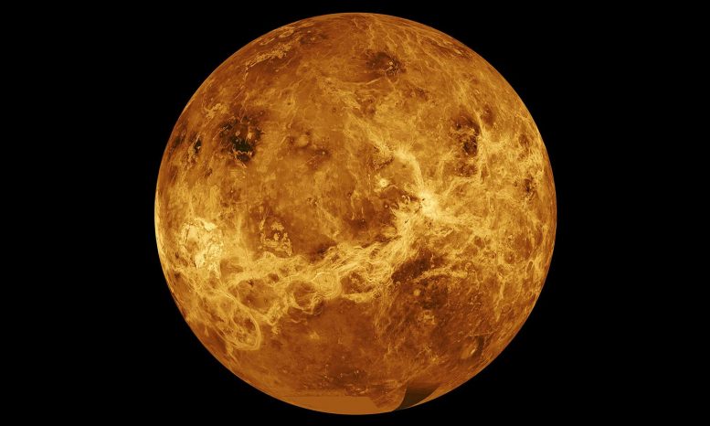 金星'古代分层，折叠地形指向火山原产地