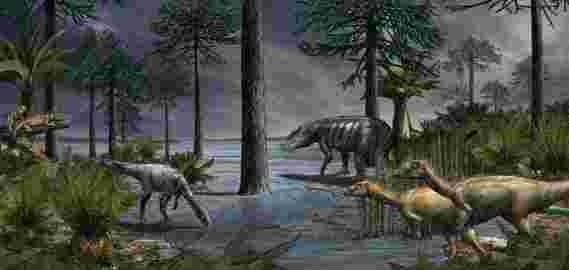 新发现的灭绝事件引发的恐龙黎明
