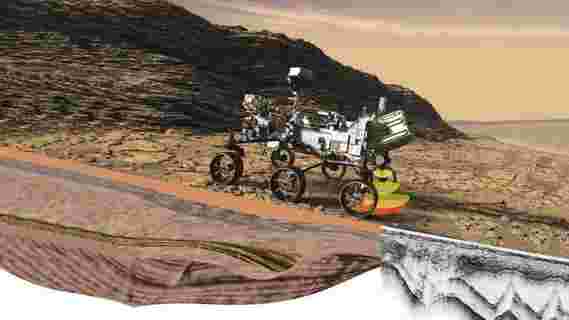 NASA的恒心漫游者将在火星表面下寻找生命迹象